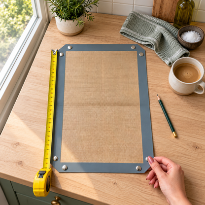 BackFreude 3-in-1 Backmatte mit Druckknöpfen